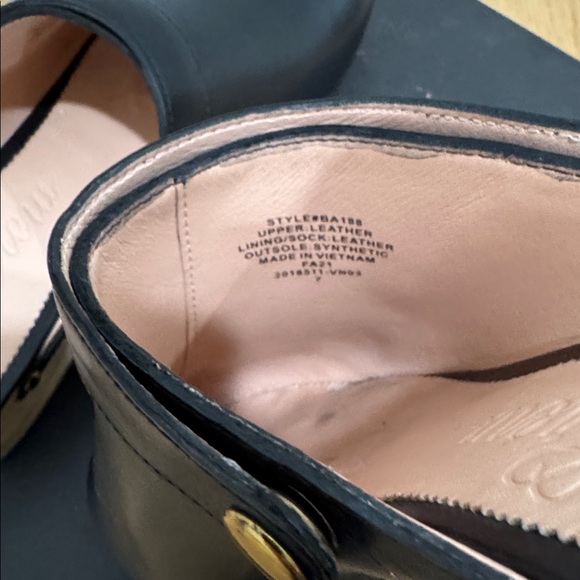 J. Crew convertible leather clogs Black. Sz 7 w box - Picture 9 of 10